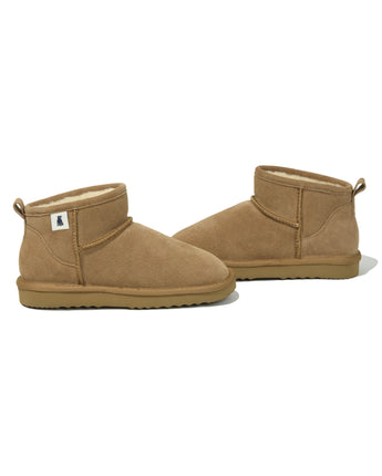 [YALE] 23F/W HERITAGE DAN SUEDE MINI BOOTS _ BEIGE (ヒール3.5) 冬のブーツ - コクモト KOCUMOTO