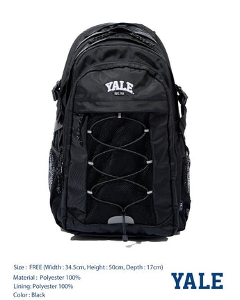 [YALE] [900D PET RECYCLED] LEARNING CLUB PACK _BLACK 30L 新商品 新学期 学生バッグ - コクモト KOCUMOTO