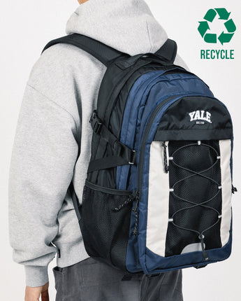 [YALE] [900D PET RECYCLED] LEARNING CLUB PACK _NAVY 30L 新商品 新学期 学生バッグ - コクモト KOCUMOTO