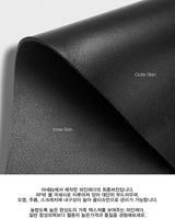 [YASE] Sunset slide leather black 553 - コクモト KOCUMOTO