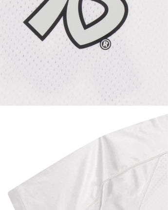 [YESEYESEE] ST Satin Football Tee_ White [韓国アイドル着用] 韓国ファッション - コクモト KOCUMOTO