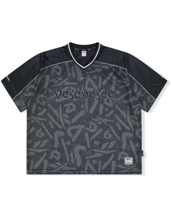 [YESEYESEE] X REEBOK Basketball Mesh Tee_Black ストリートファッション 韓国ファッション - コクモト KOCUMOTO