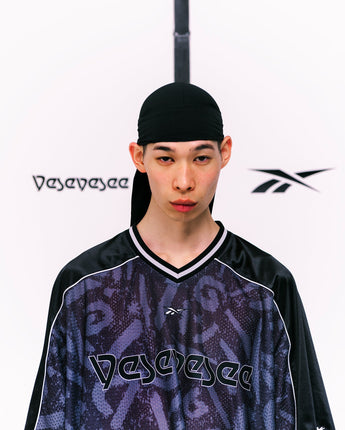 [YESEYESEE] X REEBOK Basketball Mesh Tee_Black ストリートファッション 韓国ファッション - コクモト KOCUMOTO