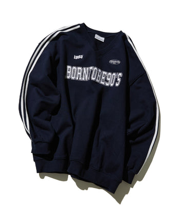 [1993studio] [人気] 90S TRACK SWEATSHIRT_NAVY - コクモト KOCUMOTO