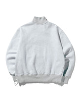 [1993studio] [韓国ベスト] VINTAGE HALF ZIP-UP_LIGHT GRAY - コクモト KOCUMOTO