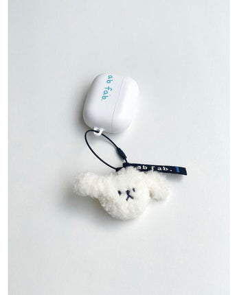 [ab fab] Mummy Keyring _ White dog [限定販売] [韓国人気] - コクモト KOCUMOTO