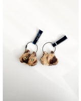 [ab fab] Myami Keyring _ Brown mix cat [限定販売] [韓国人気] - コクモト KOCUMOTO