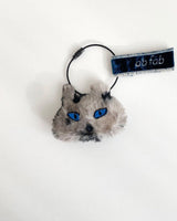 [ab fab] Myami Keyring _ Gray mix cat [限定販売] [韓国人気] - コクモト KOCUMOTO