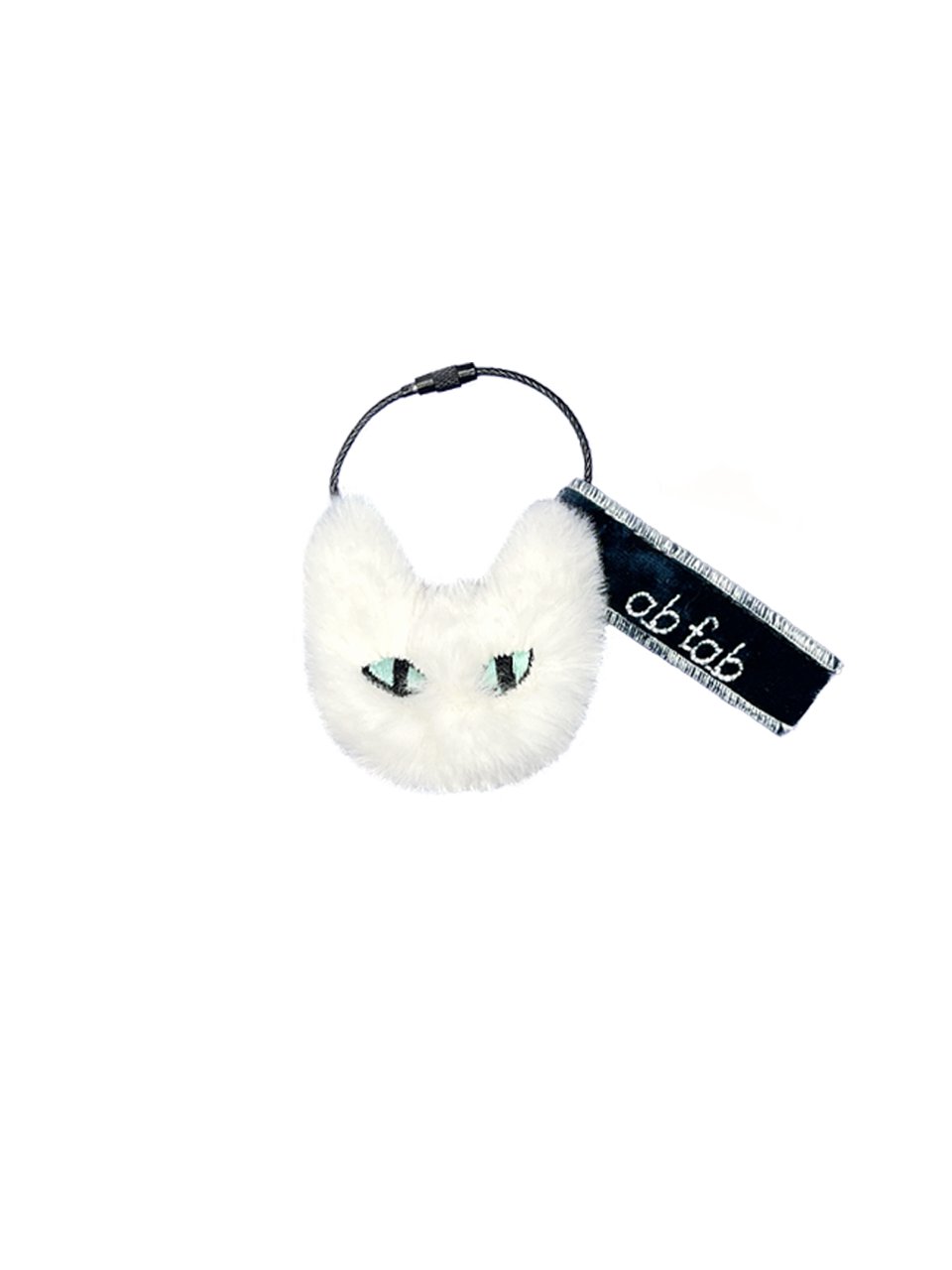 [ab fab] Myami Keyring _ White mint cat [限定販売] [韓国人気] - コクモト KOCUMOTO