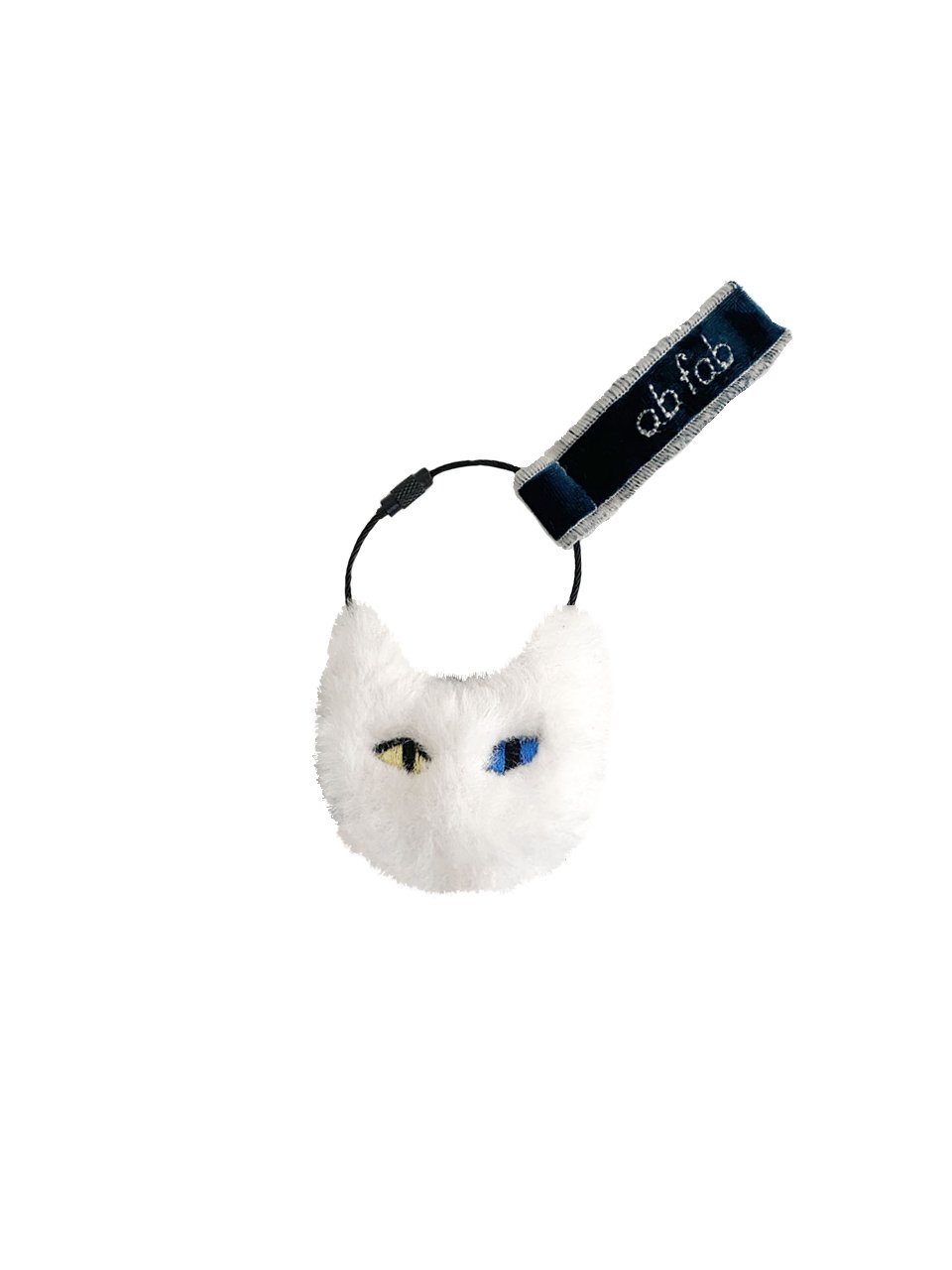 [ab fab] Myami Keyring _ White odd cat [限定販売] [韓国人気] - コクモト KOCUMOTO