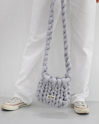 [ACHO]韓国ファッションKnitted Crossbody Bag - コクモト KOCUMOTO