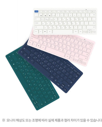 [actto] CHIC BLUETOOTH & WIRELESS KEYBOARD 4色 最大4台マルチペアリング/ブルートゥース5.0/キスキン贈呈/距離10M - コクモト KOCUMOTO