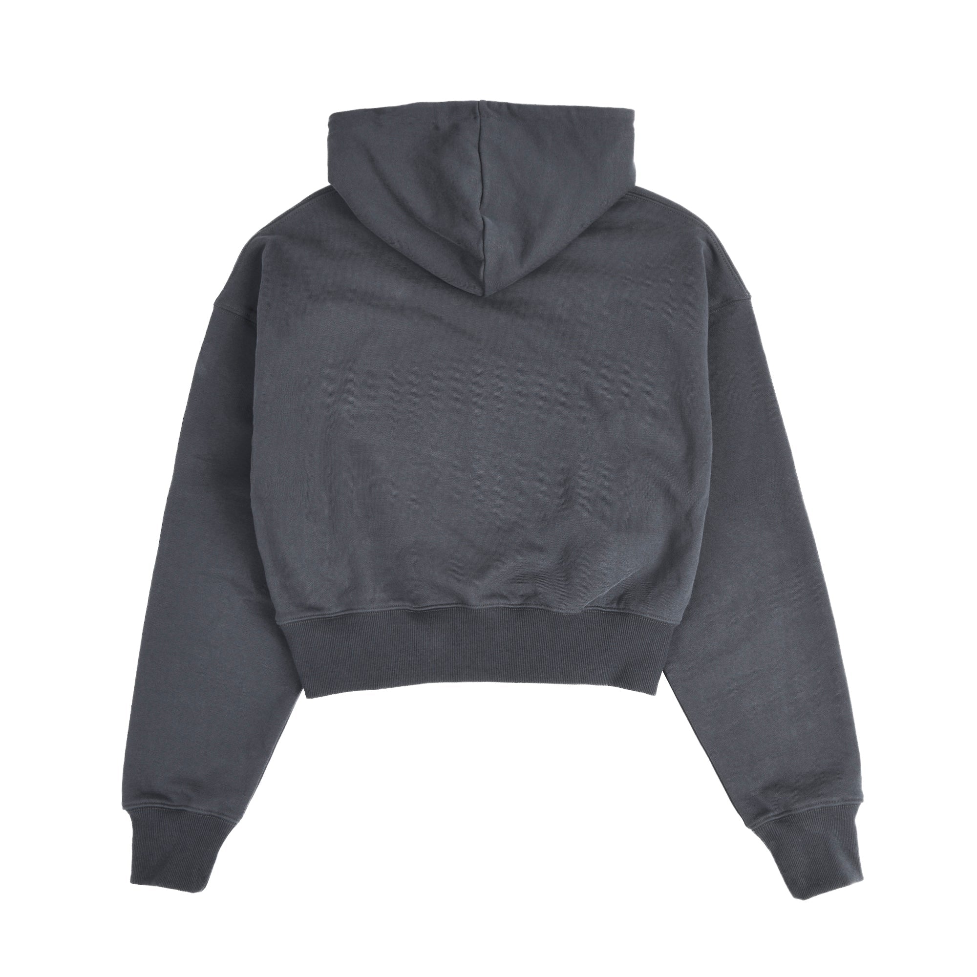 [AEAE ] 23F/W Doodle Web Logo Crop Hoodie-[CHARCOAL] - コクモト KOCUMOTO