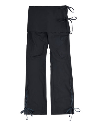 [AEAE] 23F/W Skirt Layered String Pants -[BLACK] - コクモト KOCUMOTO