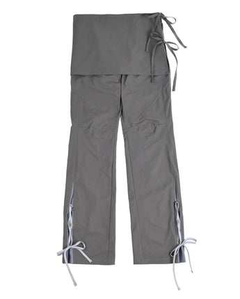 [AEAE] 23F/W Skirt Layered String Pants -[KHAKI] - コクモト KOCUMOTO