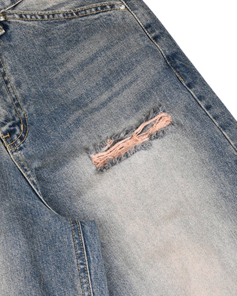 [AEAE] 23F/W Stitch Washed Jeans -[PINK BRUSH] - コクモト KOCUMOTO