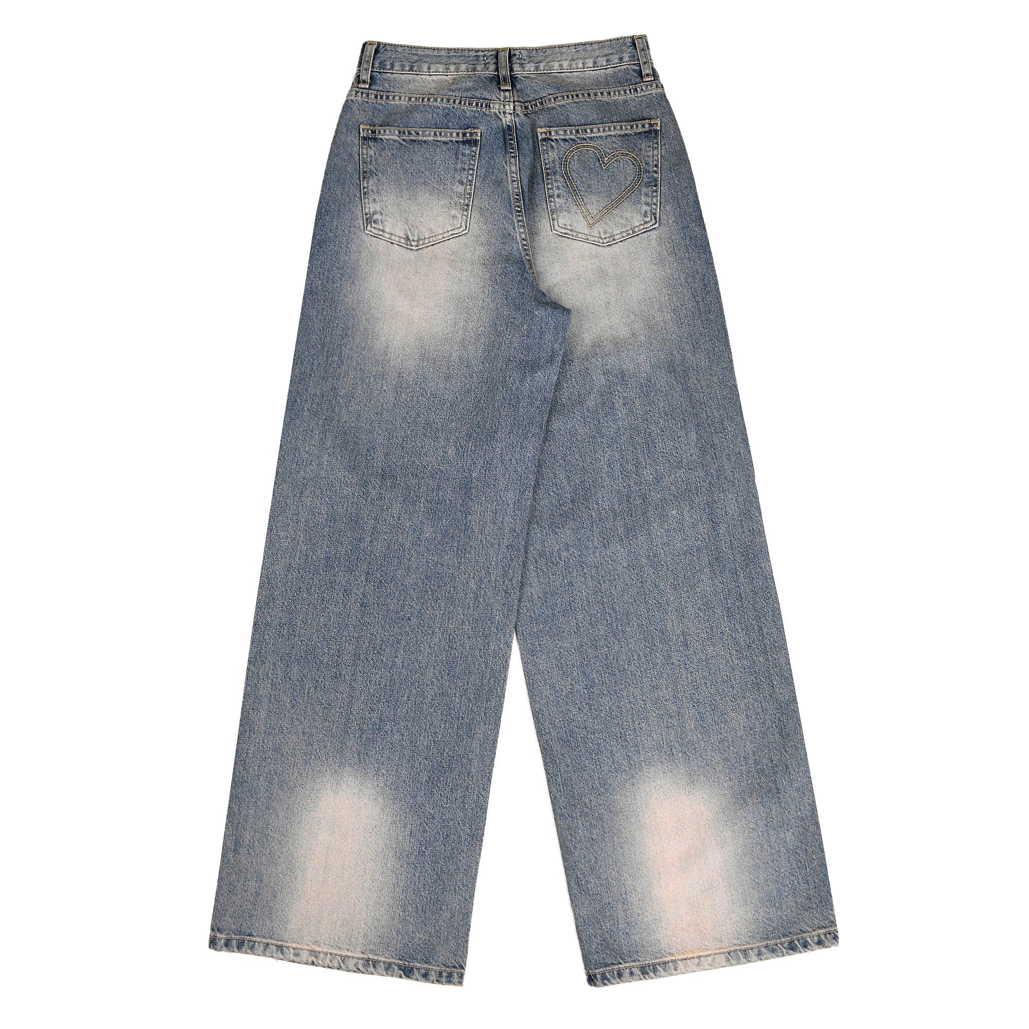 [AEAE] 23F/W Stitch Washed Jeans -[PINK BRUSH] - コクモト KOCUMOTO