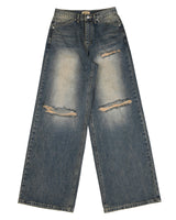 [AEAE] 23F/W Stitch Washed Jeans -[SAND BRUSH] - コクモト KOCUMOTO