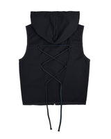 [AEAE] 23F/W String Lace-up Vest -[BLACK] - コクモト KOCUMOTO