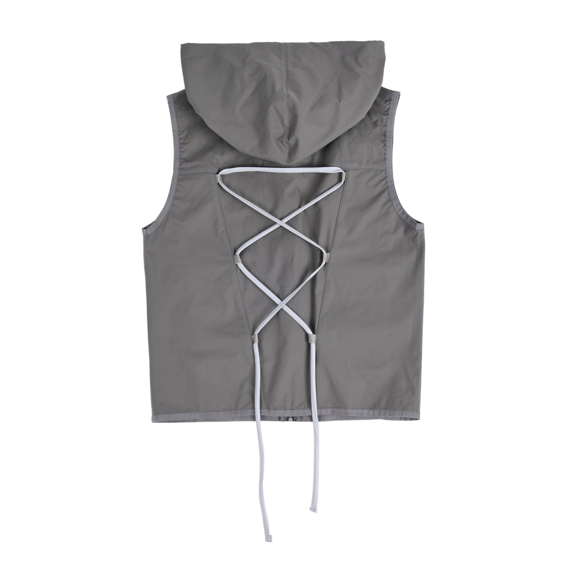 [AEAE] 23F/W String Lace-up Vest -[KHAKI] - コクモト KOCUMOTO