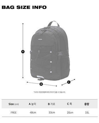 [ALMOSTBLUE] ORDINARY BACKPACK 33L - コクモト KOCUMOTO