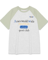 [AMES-WORLDWIDE] 23 S/S 韓国人気 CLASSIC LOGO RAGLAN TEE [2色] 男女共用 韓国人気 韓国ファッション ストリートファッション - コクモト KOCUMOTO