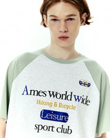 [AMES-WORLDWIDE] 23 S/S 韓国人気 CLASSIC LOGO RAGLAN TEE [2色] 男女共用 韓国人気 韓国ファッション ストリートファッション - コクモト KOCUMOTO