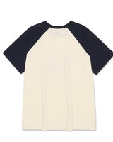 [AMES-WORLDWIDE] 23 S/S 韓国人気 CLASSIC LOGO RAGLAN TEE [2色] 男女共用 韓国人気 韓国ファッション ストリートファッション - コクモト KOCUMOTO