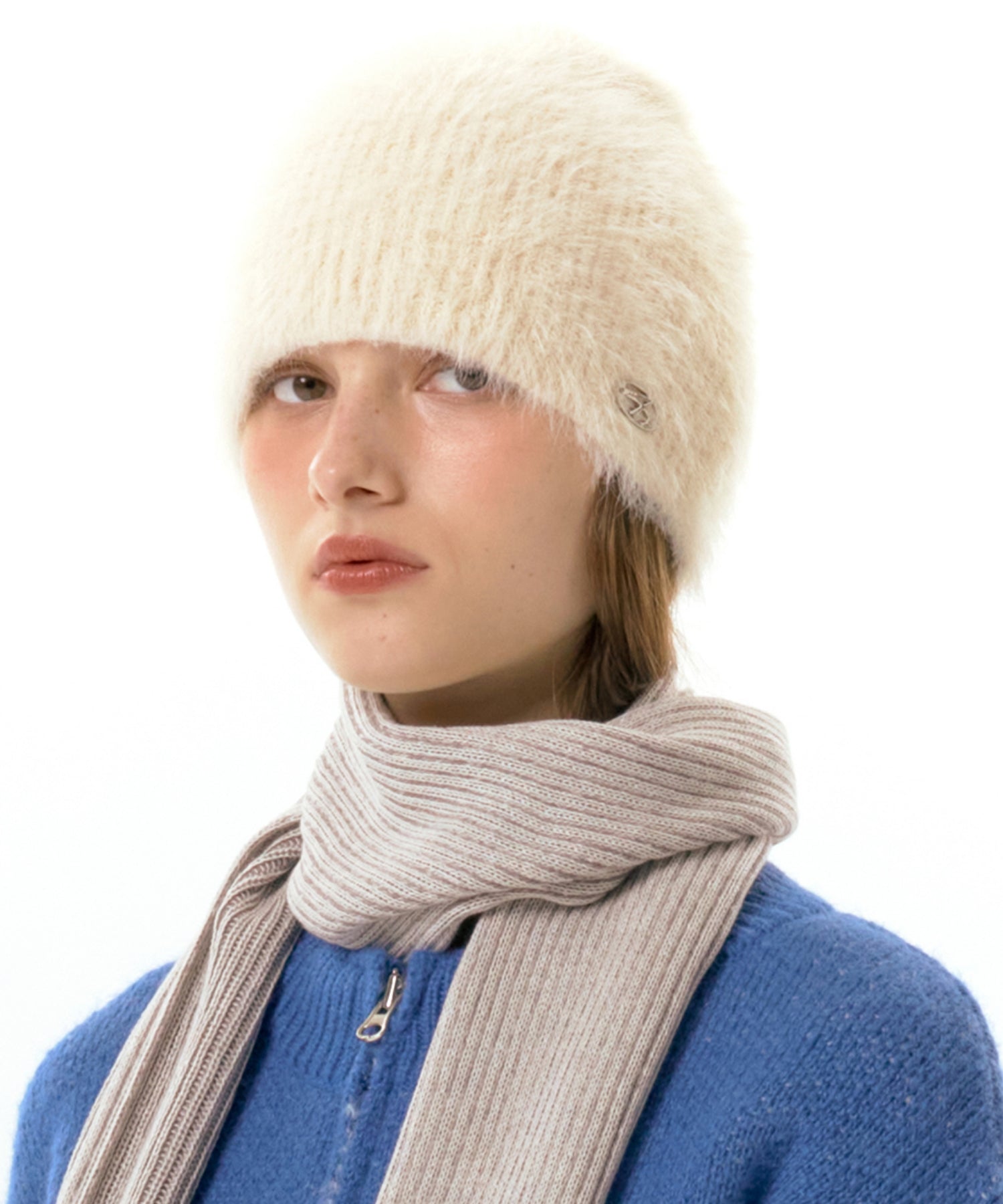 [AMES-WORLDWIDE] FUZZY BEANIE 4色 冬のファッション 防寒用品 - コクモト KOCUMOTO