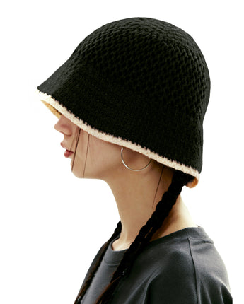 [AMES-WORLDWIDE] KNIT BUCKET HAT 3色 冬のファッション 防寒用品 - コクモト KOCUMOTO