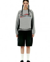 [AMES-WORLDWIDE] LEISURE TIME LOGO SWEATSHIRT 2色 新商品 新商品 韓国ファッション 韓国人気 ストリートファッション - コクモト KOCUMOTO