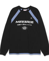 [AMES-WORLDWIDE] MESSAGE LOGO RAGLAN LS TEE 2色 新商品 新商品 韓国ファッション 韓国人気 ストリートファッション - コクモト KOCUMOTO