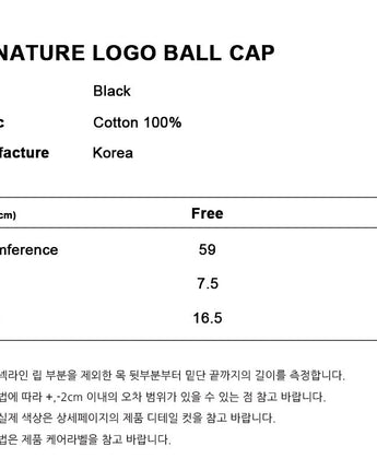 [AMES-WORLDWIDE] SIGNATURE LOGO BALL CAP 3色 新商品 韓国人気 男女共用 ストリートファッション - コクモト KOCUMOTO
