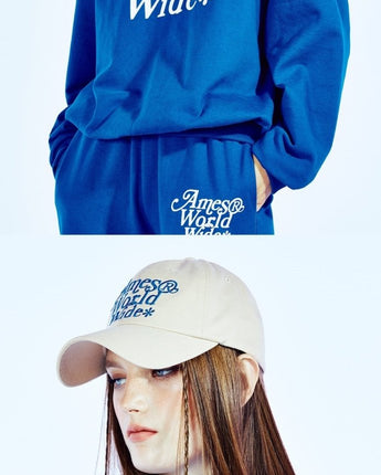 [AMES-WORLDWIDE] SIGNATURE LOGO BALL CAP 3色 新商品 韓国人気 男女共用 ストリートファッション - コクモト KOCUMOTO