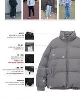 [AOTT] UNISEX PUFFER SHORT PADDING _ BEIGE (20SMATS5PD144) 新商品 韓国ファッション - コクモト KOCUMOTO