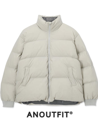 [AOTT] UNISEX PUFFER SHORT PADDING _ GREY (20SMATS5PD142) 新商品 韓国ファッション - コクモト KOCUMOTO