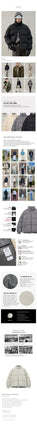 [AOTT] UNISEX PUFFER SHORT PADDING _ GREY (20SMATS5PD142) 新商品 韓国ファッション - コクモト KOCUMOTO