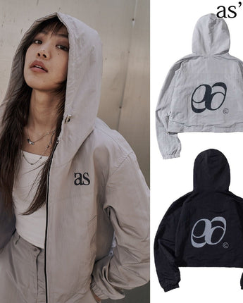 [as on] ARRAY LOGO WINDBREAKER 2色 新商品 女性服 韓国ファッション 韓国人気 大学生 学生ファッション ストリートファッション 贈り物 - コクモト KOCUMOTO