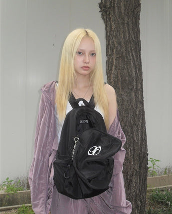 [as on] [韓国人気ファッション] EVERYDAY STRING BACK PACK 2色 新商品 新学期 学生バッグ 登校バッグ 大学生バッグ バックパック ストリートファッション - コクモト KOCUMOTO