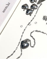 [as on] HEART LOGO NECKLACE 新商品 韓国ファッション 韓国人気 大学生 学生ファッション ストリートファッション 贈り物 - コクモト KOCUMOTO