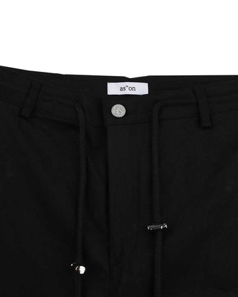 [as on] TAUNTON STRING CARGO PANTS 3色 新商品 男女共用 韓国ファッション 韓国人気 大学生 ストリートファッション 贈り物 - コクモト KOCUMOTO