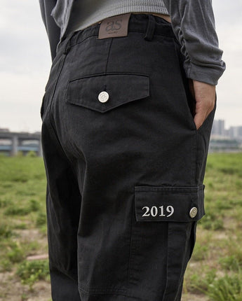 [as on] TAUNTON STRING CARGO PANTS 3色 新商品 男女共用 韓国ファッション 韓国人気 大学生 ストリートファッション 贈り物 - コクモト KOCUMOTO