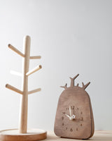 Banana Studio (バナナ 工房) Baobab木interior時計/静音/ 110g /Table clock (卓上時計) - コクモト KOCUMOTO