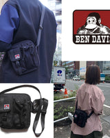 [BEN DAVIS] Original pocket shoulder bag_BLACK 新学期 韓国人気 デイリーバッグ - コクモト KOCUMOTO