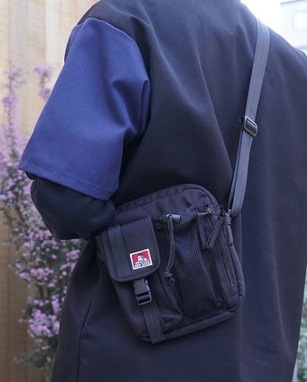 [BEN DAVIS] Original pocket shoulder bag_BLACK 新学期 韓国人気 デイリーバッグ - コクモト KOCUMOTO
