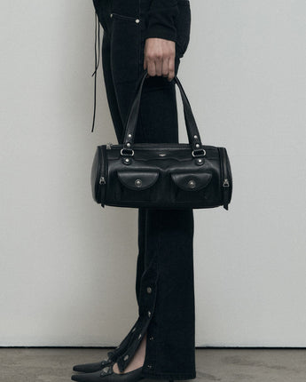 [BOHEMSEO] CARGO MINI SHOULDER BAG、MATTE BLACK - コクモト KOCUMOTO