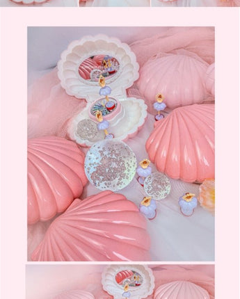 [Bondesignlab] Pink Shell Ballerina Jewelry Box Music Box /甥 /子供 /贈り物 - コクモト KOCUMOTO