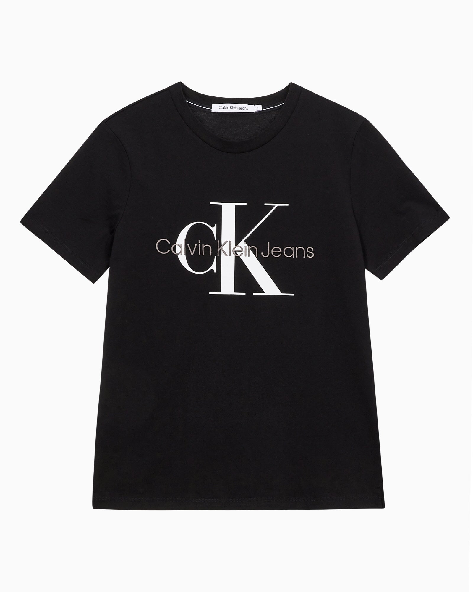 [CALVIN KLEIN] [カズハ着用]モノグラムロゴ女性半袖Tシャツ