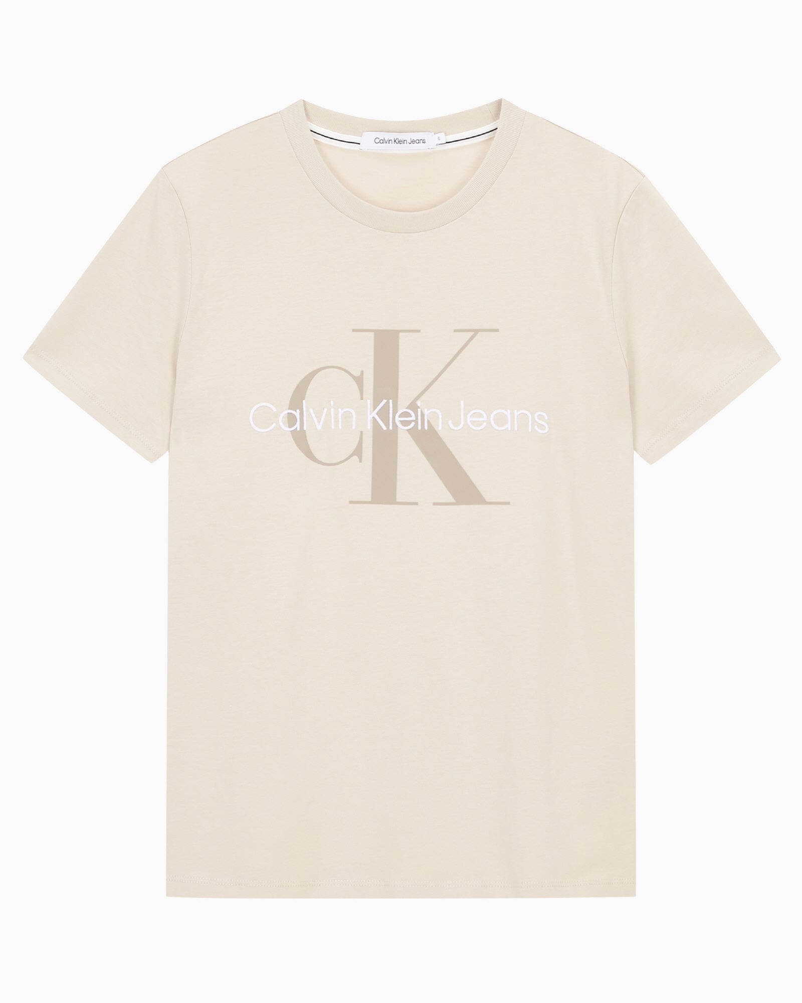 [CALVIN KLEIN] [カズハ着用]モノグラムロゴ女性半袖Tシャツ