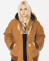 [CARHARTT] Duck Active Jacket (Quilted 裏地) _ BROWN (J140) - コクモト KOCUMOTO